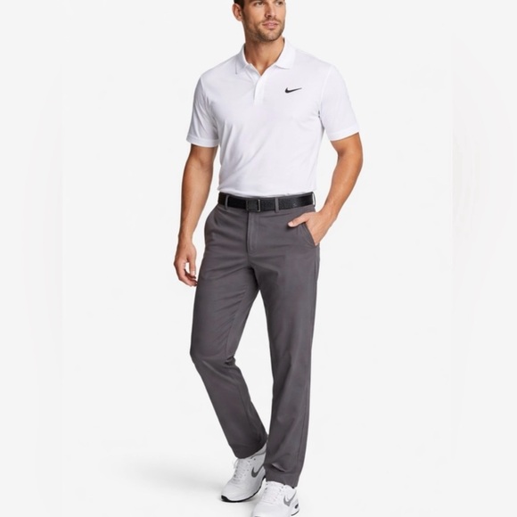 Nike Other - NIKE Dri- Fit Flat Front Classic Pants in Gray Mens Size
34x30💚